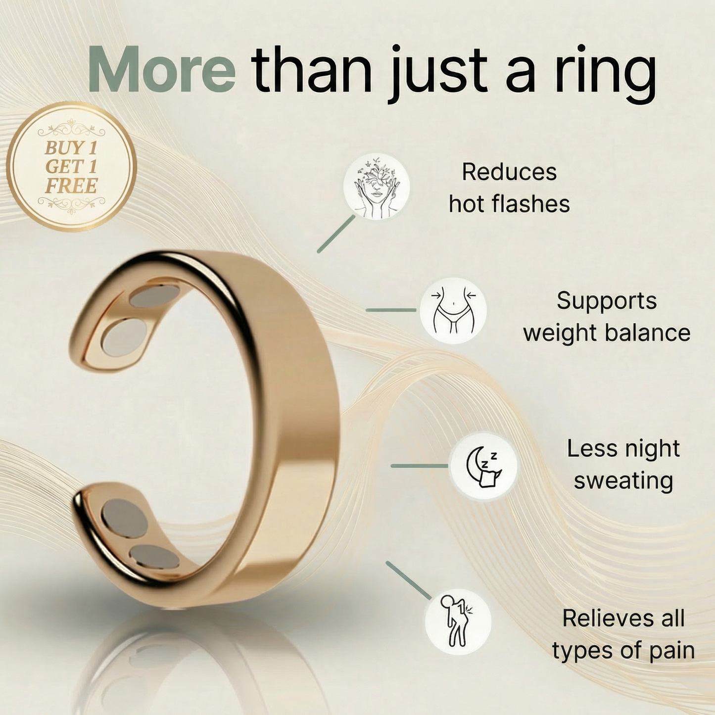 Auralis™ • Magnetic ring for weight loss