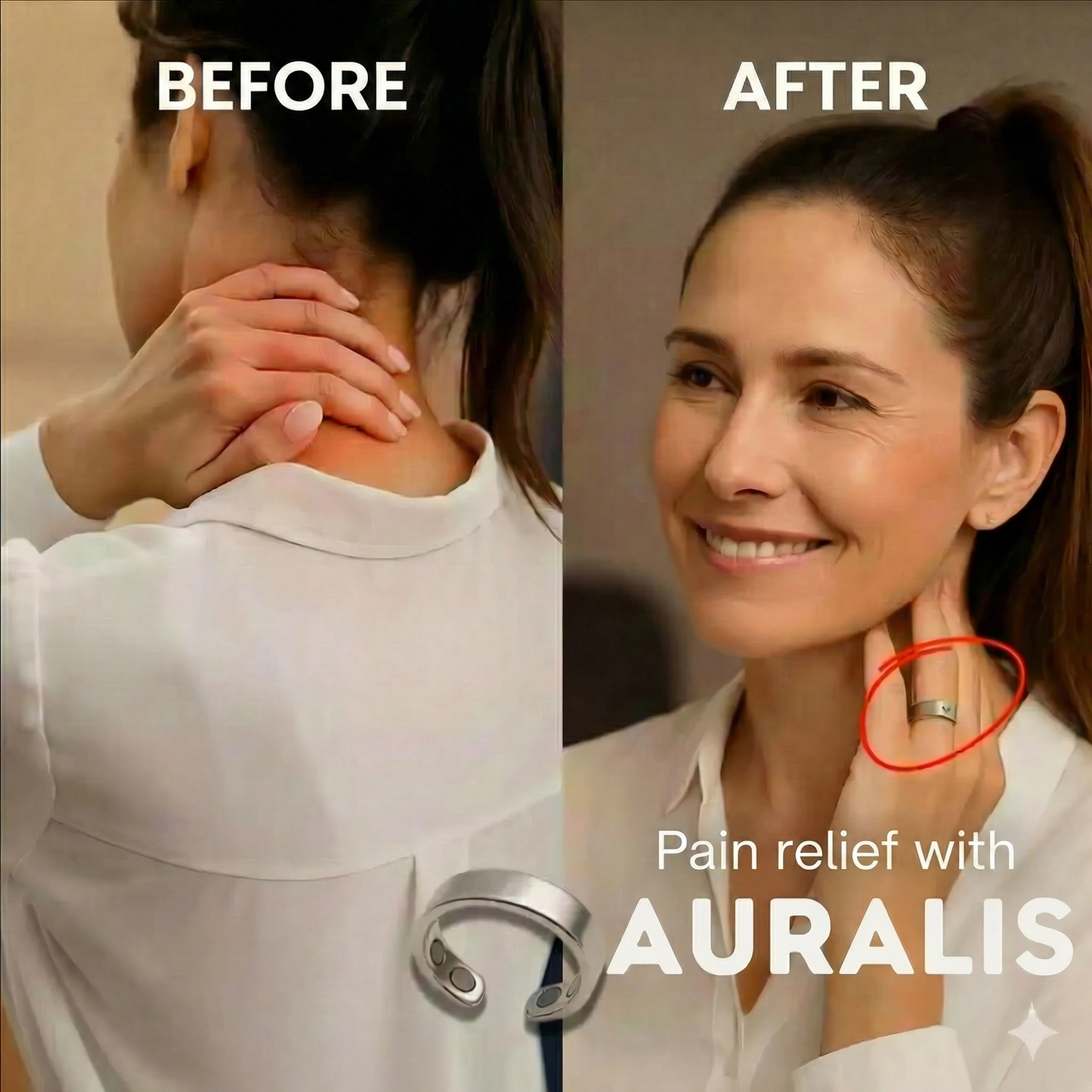 Auralis™ • Magnetic ring for weight loss